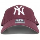 47 MVP Velcro 6Panel Cap New York Yankees / Dark Maroon