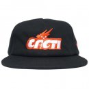 Travis Scott Cacti Merch Cacti Logo Snapback Cap / Black