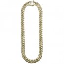 14K Coating Silver 925 Miami Cuban Chain Necklace No.277 / Gold