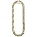 14K Coating Silver 925 Miami Cuban Chain Necklace No.277 / Gold