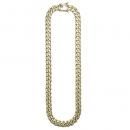 14K Coating Silver 925 Miami Cuban Chain Necklace No.280 / Gold