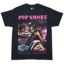 VLONE x Pop Smoke Meet The Woo 2 Anniversary Merch King of NY T-shirts / Black