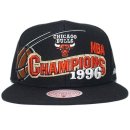Mitchell & Ness Snapback Cap “Chicago Bulls 1996 Champions” / Black