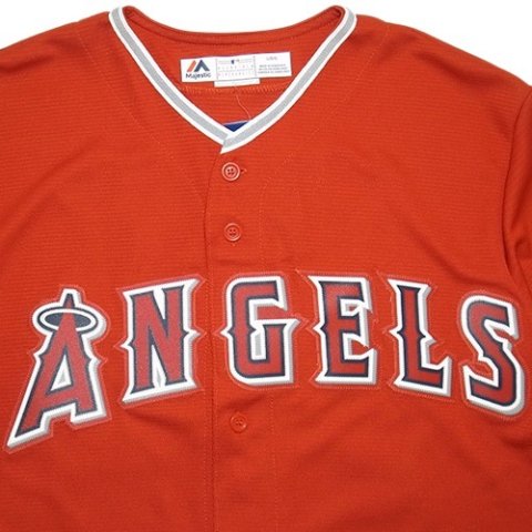 Majestic Cool Base Baseball Jersey “Los Angeles Angels Mike Trout” / Red -  名古屋 Blow Import HIPHOP WEAR SHOP