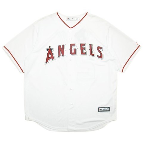 Majestic Cool Base Baseball Jersey “Los Angeles Angels Mike Trout” / White  - 名古屋 Blow Import HIPHOP WEAR SHOP