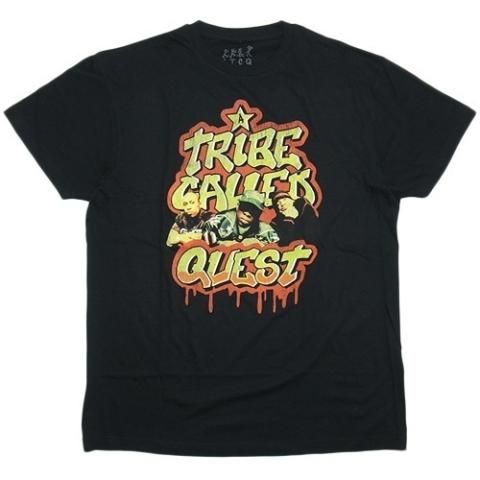 A Tribe Called Quest Official Merch Logo T-shirts / Black A Tribe Called Quest Official Merch Logo T-shirts / Black