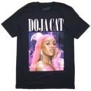 Doja Cat Official Merch  Portrait T-shirts / Black