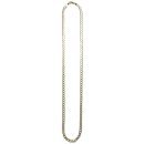 10K Yellow Gold Hollow Cuban Chain Necklace No.169