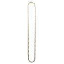 10K Yellow Gold Hollow Cuban Chain Necklace No.179