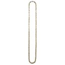 10K Yellow Gold Hollow Rope Chain Necklace No.186