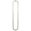 14K Coating Silver 925 Tennis Chain Necklace No.298 / Gold
