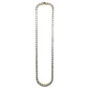 14K Coating Silver 925 Tennis Chain Necklace No.300 / Gold