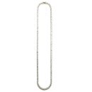 14K Coating Silver 925 Tennis Chain Necklace No.302 / Gold