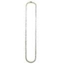 14K Coating Silver 925 Tennis Chain Necklace No.303 / Gold