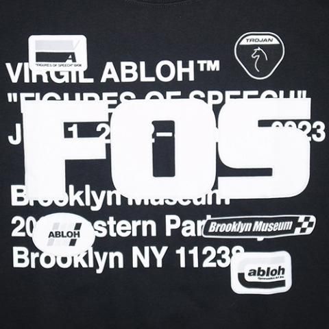 Virgil Abloh x Brooklyn Museum Figures Of Speech Merch FOS Abloh BKM  T-shirts / Black - 名古屋 Blow Import HIPHOP WEAR SHOP