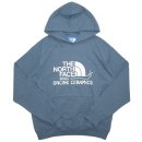 The North Face x Online Ceramics Graphic Pullover Hoodie / Blue Regrind