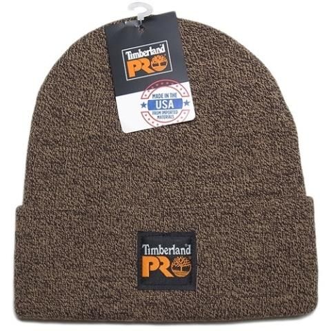 ティンバーランド　ビーニー Timberland Pro Essential Beanie Cap / Brown x Sand - 名古屋