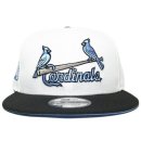 New Era 9Fifty Snapback Cap St. Louis Cardinals 2011 World Series / White x Black (Light Blue UV)