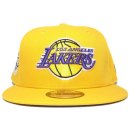 New Era 9Fifty Snapback Cap Los Angeles Lakers 17x World Champs / Yellow