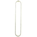 14K Coating Silver 925 Tennis Chain Necklace No.314 / Gold