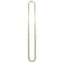 14K Coating Silver 925 Cuban Chain Necklace No.322 / Gold