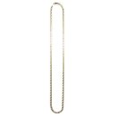14K Coating Silver 925 Cuban Chain Necklace No.325 / Gold