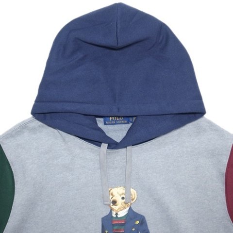 Polo Ralph Lauren Polo Bear Color Block Pullover Hoodie / Grey x Multi -  名古屋 Blow Import HIPHOP WEAR SHOP