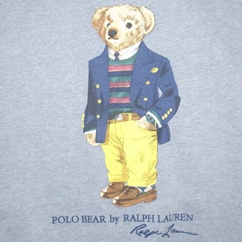 Polo Ralph Lauren Polo Bear Color Block Pullover Hoodie / Grey x
