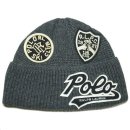 Polo Ralph Lauren Multi Patched Beanie Cap / Grey