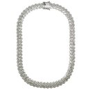 Silver 925 Miami Cuban Chain Necklace No.329 / Silver
