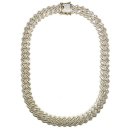 14K Coating Silver 925 Miami Cuban Chain Necklace No.330 / Gold