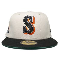 New Era 59Fifty Fitted Cap “Seattle Mariners 30th Anniversary” / Natural x Black