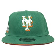 New Era 9Fifty Snapback Cap New York Mets Shea Stadium / Green (Orange UV)