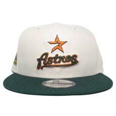 New Era 9Fifty Snapback Cap Houston Astros 2000 Inaugural Season / Natural x Dark Green