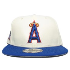 New Era 9Fifty Snapback Cap Los Angeles Angels 50th Anniversary / Off White x Blue