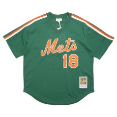Mitchell & Ness Authentic Mesh BP Jersey “New York Mets 1988 Darryl Strawberry” / Green