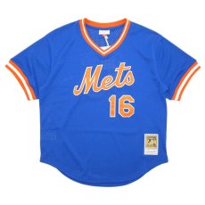 Mitchell & Ness Authentic Mesh BP Jersey “New York Mets 1986 Dwight Gooden” / Blue