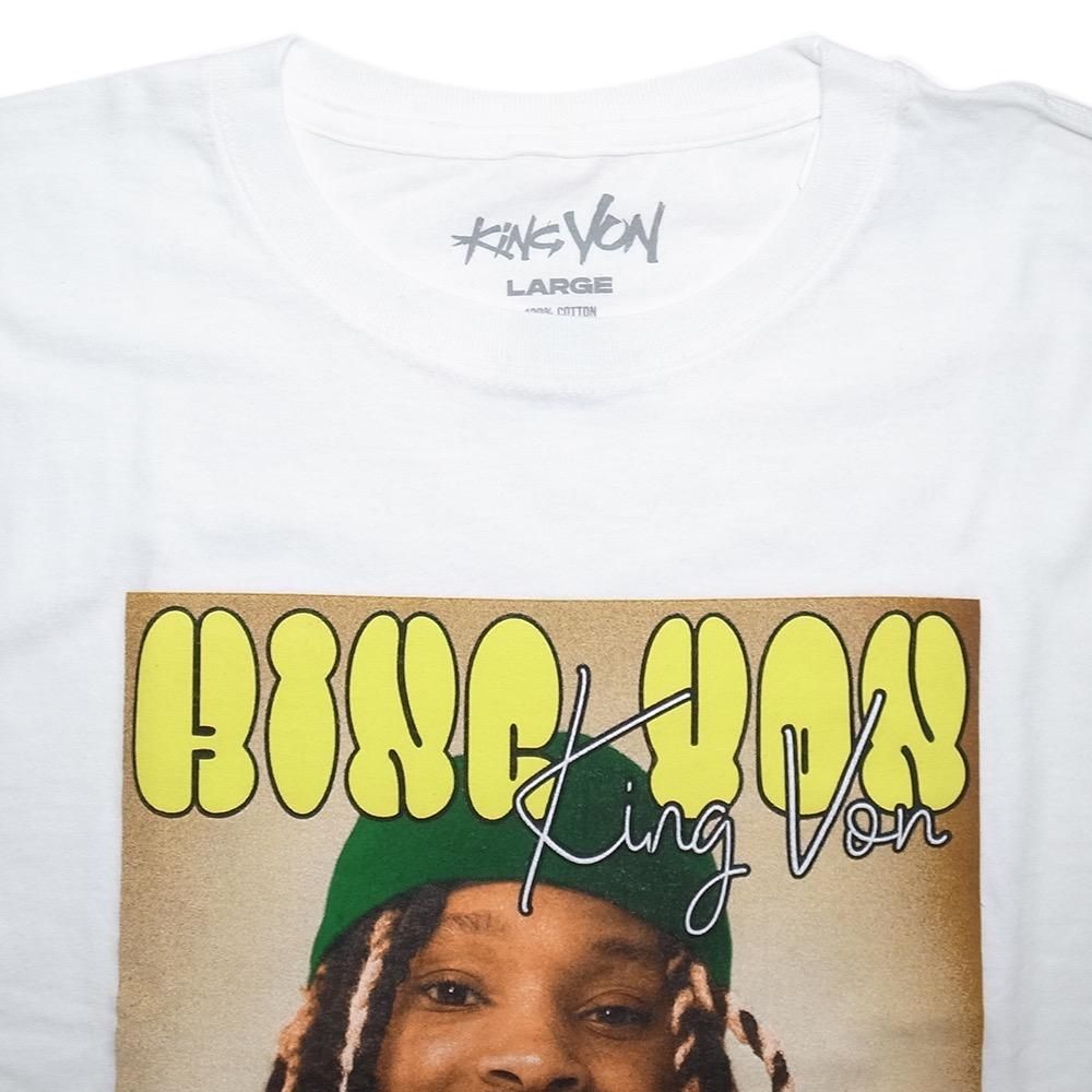 hiphop king von セット　dopeです。国内流通ほぼ見ません。 King Von Official Merch O'Block T-shirts / White - 名古屋
