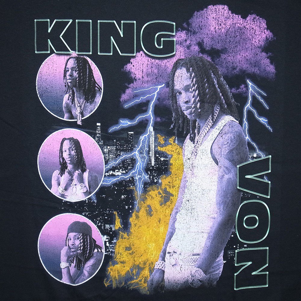 King Von Photo Collage T-Shirt