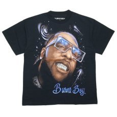 Burna Boy Official Merch One Night T-shirts / Black