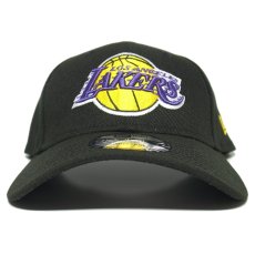 New Era 9Forty Velcroback 6Panel Cap “Los Angeles Lakers” / Black