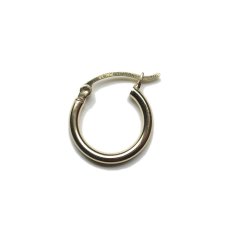 10K Yellow Gold Plain Hoop Pierce No.87 / Gold