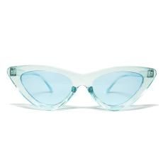 Cat Eye Clear Sunglasses 9788 / Light Blue