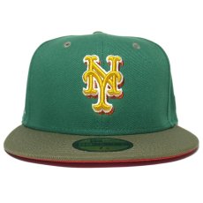 New Era 59Fifty Fitted Cap “New York Mets 40th Anniversary” / Green x Olive (Red UV)
