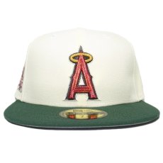 New Era 59Fifty Fitted Cap Los Angeles Angels 50th Anniversary / Off White x Moss Green