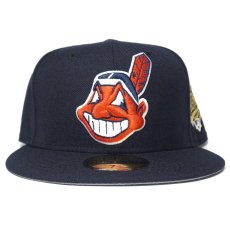New Era 59Fifty Fitted Cap Cleveland Indians 1995 World Series / Navy