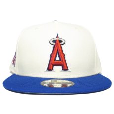 New Era 9Fifty Snapback Cap Los Angeles Angels 50th Anniversary / Off White x Blue