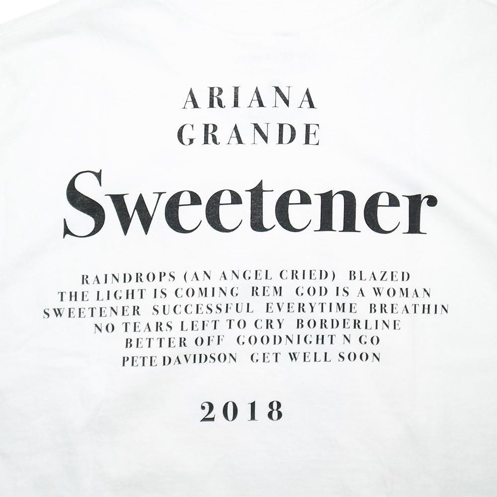 Ariana Grande Official Merch Sweetener T-shirts / White