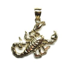 10K Yellow Gold Chain Top No.187 Scorpion