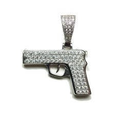 Silver 925 Chain Top No.134 “Gun” / Silver